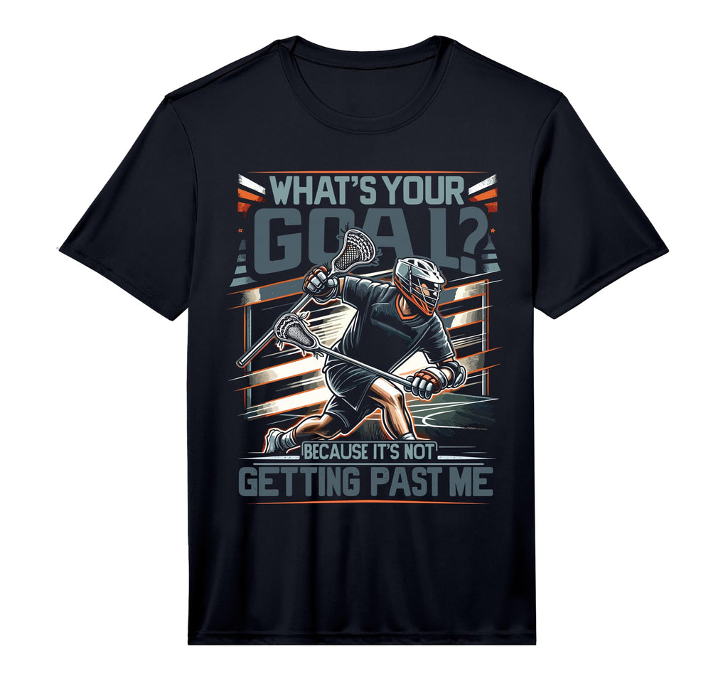 Funny Lax Goalkeeper Lacrosse Goalie T-Shirt - Custom Art Print for Adults - T-Shirt, Sweatshirt, Hoodie
