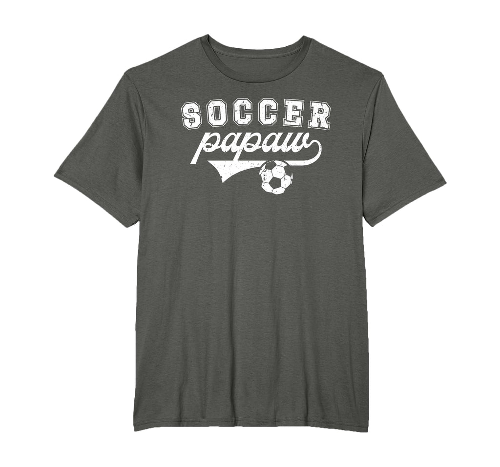 Soccer Papaw Grandpa Papaw Soccer T-Shirt - Custom Art Print for Adults - T-Shirt, Sweatshirt, Hoodie