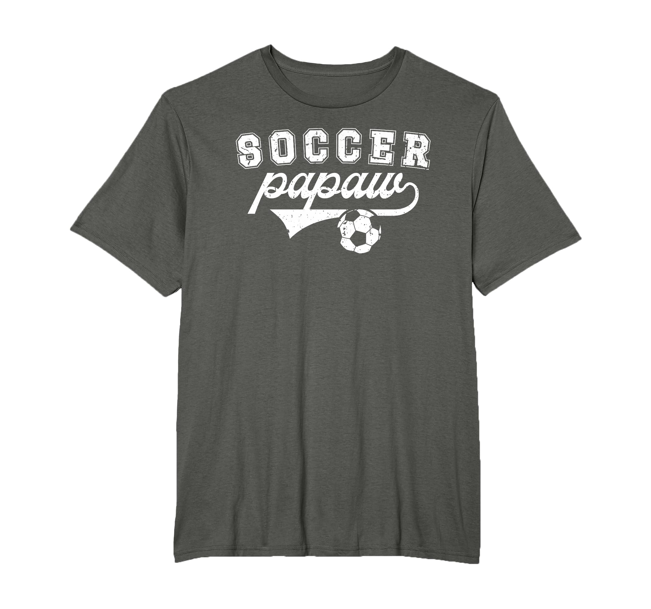 Soccer Papaw Grandpa Papaw Soccer T-Shirt - Custom Art Print for Adults - T-Shirt, Sweatshirt, Hoodie