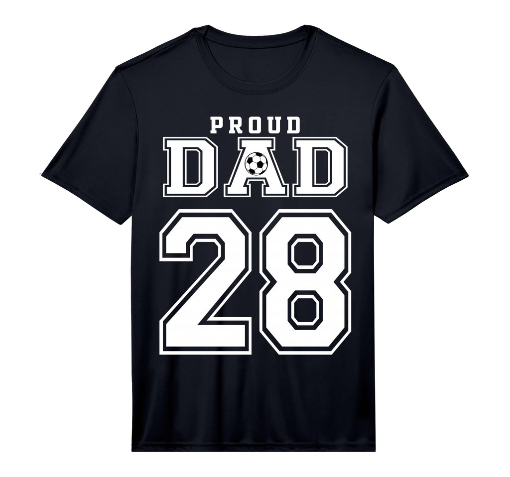 Number 28 Custom Proud Soccer T-Shirt - Casual Everyday Wear Men Women - T-Shirt, Sweatshirt, Hoodie