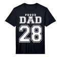 Number 28 Custom Proud Soccer T-Shirt - Casual Everyday Wear Men Women - T-Shirt, Sweatshirt, Hoodie