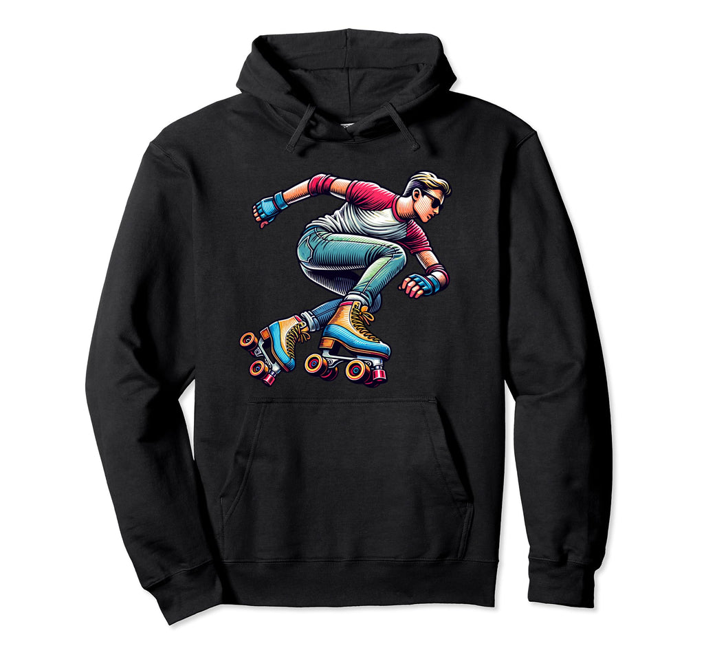 Professional Roller Skater Skating Hoodie - Streetwear Style Unisex - T-Shirt, Sweatshirt, Hoodie
