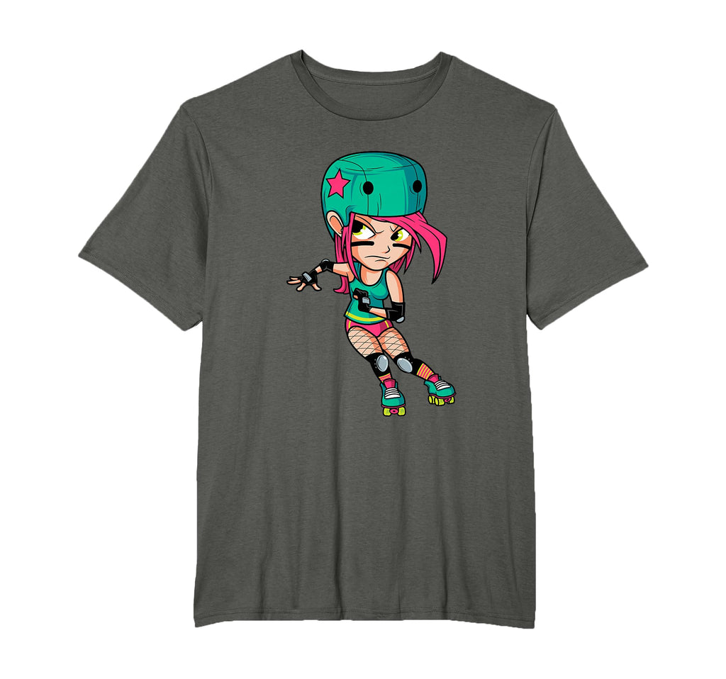 Funny Roller Derby 70S 80S Skating T-Shirt - Custom Art Print Men Women - T-Shirt, Sweatshirt, Hoodie
