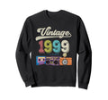 1999 Birthday Funny Old Cassette Tape Sweatshirt - Trendy Graphic Unisex - T-Shirt, Sweatshirt, Hoodie