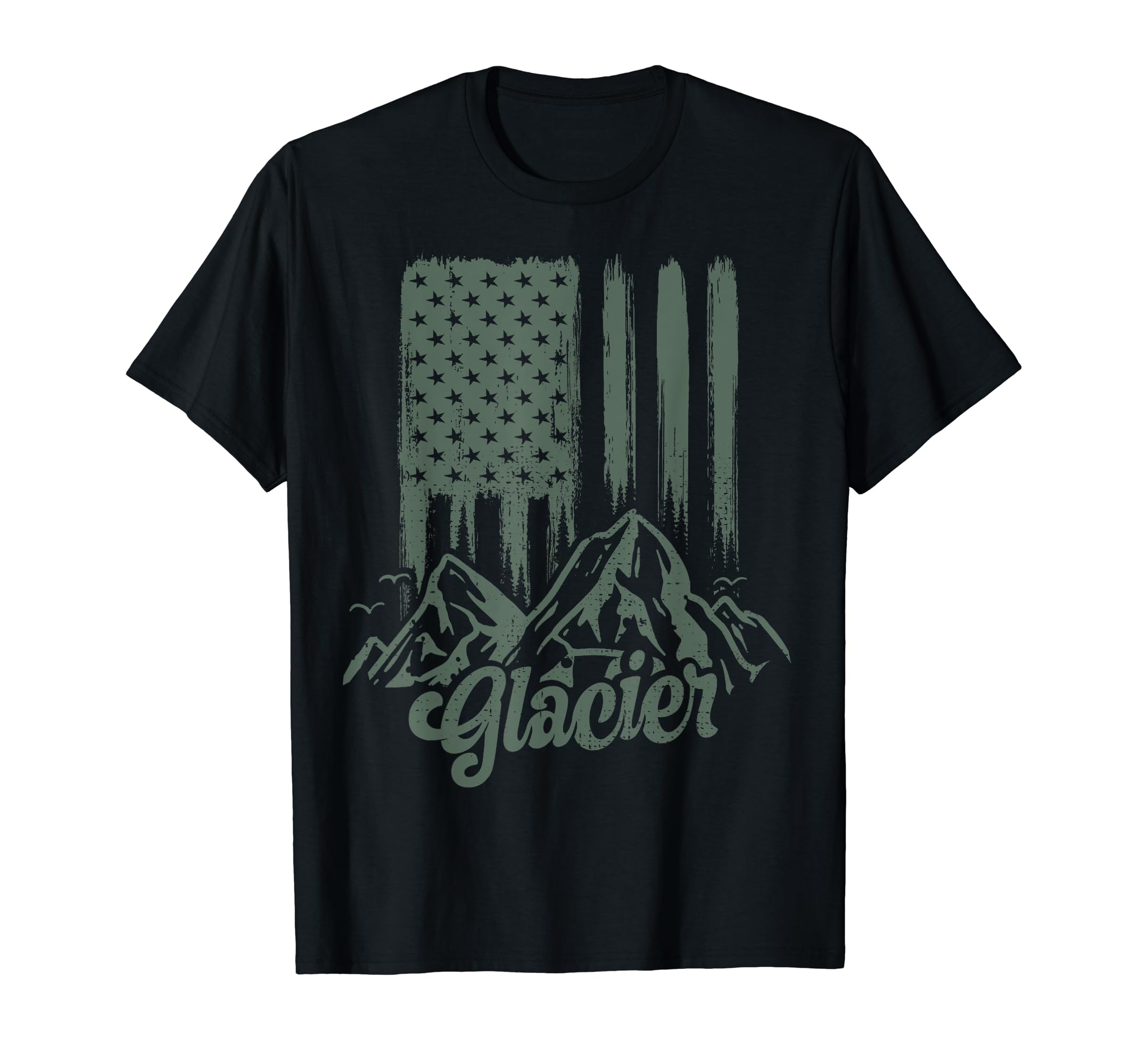 Glacier National Park Us Glacier T-Shirt - Trendy Graphic for Adults - T-Shirt, Sweatshirt, Hoodie