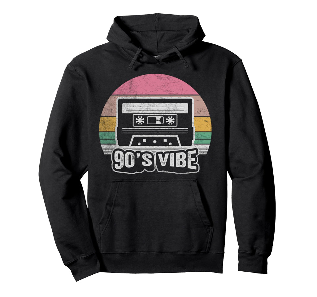 90S Vibe Music Cassette Tape Hoodie - Unique Graphic Unisex - T-Shirt, Sweatshirt, Hoodie