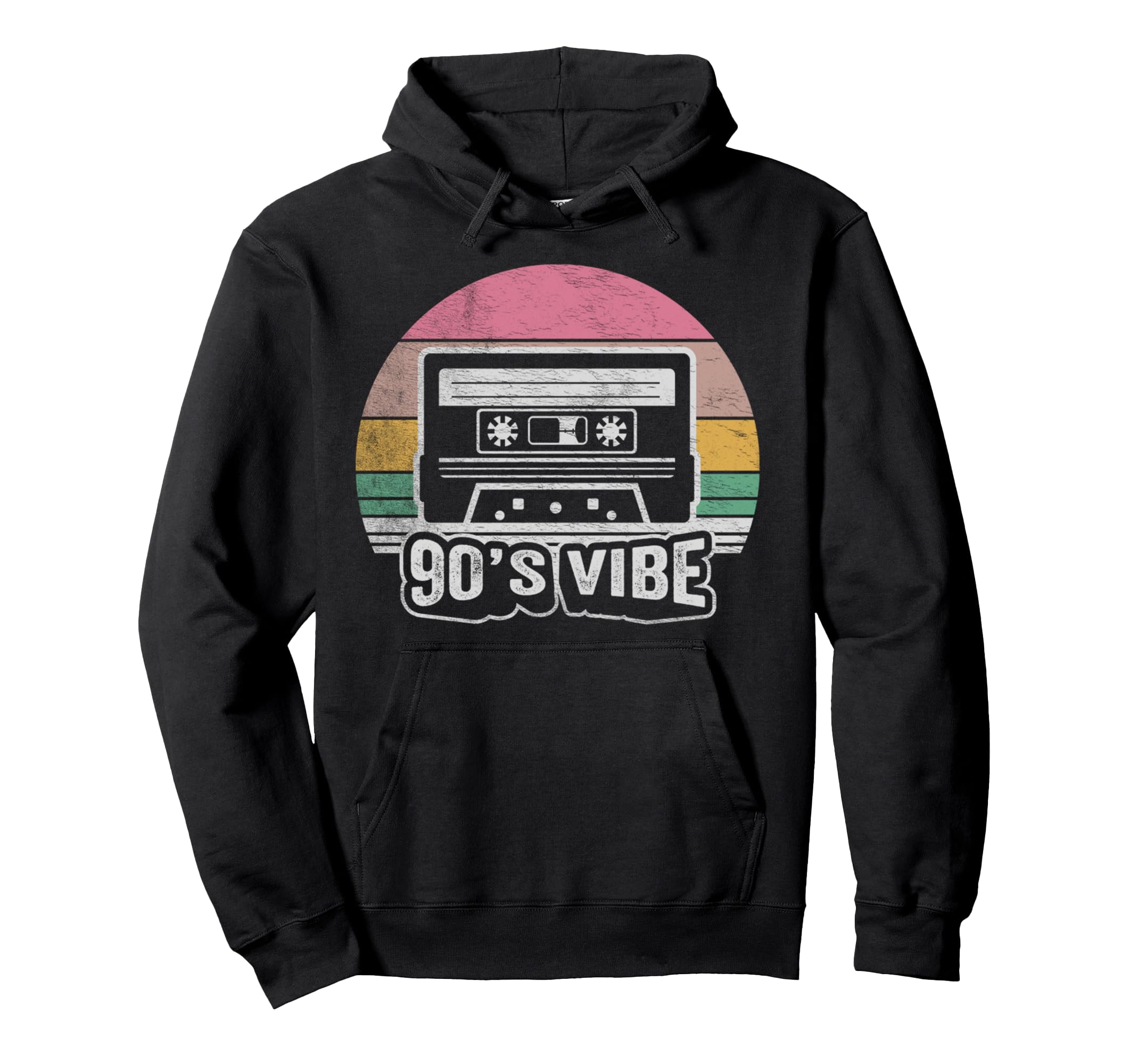 90S Vibe Music Cassette Tape Hoodie - Unique Graphic Unisex - T-Shirt, Sweatshirt, Hoodie