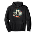 Soccer Papa Family Matching Dad Hoodie - Fun Novelty Design for Adults - T-Shirt, Sweatshirt, Hoodie