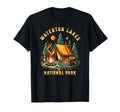Camping Forest Campfire Waterton Lakes T-Shirt - Aesthetic Graphic Unisex - T-Shirt, Sweatshirt, Hoodie