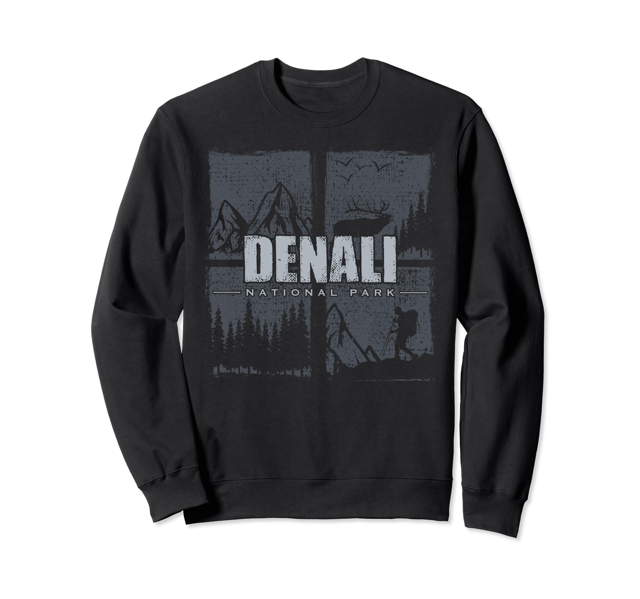 Denali National Park Us Denali Sweatshirt - Graphic Print Unisex - T-Shirt, Sweatshirt, Hoodie