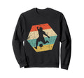Soccer Distressed Hexagon Bicycle Kick Sweatshirt - Unique Graphic Unisex - T-Shirt, Sweatshirt, Hoodie