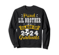 Proud Lil Brother Class 2024 Sweatshirt - Custom Art Print for Adults - T-Shirt, Sweatshirt, Hoodie