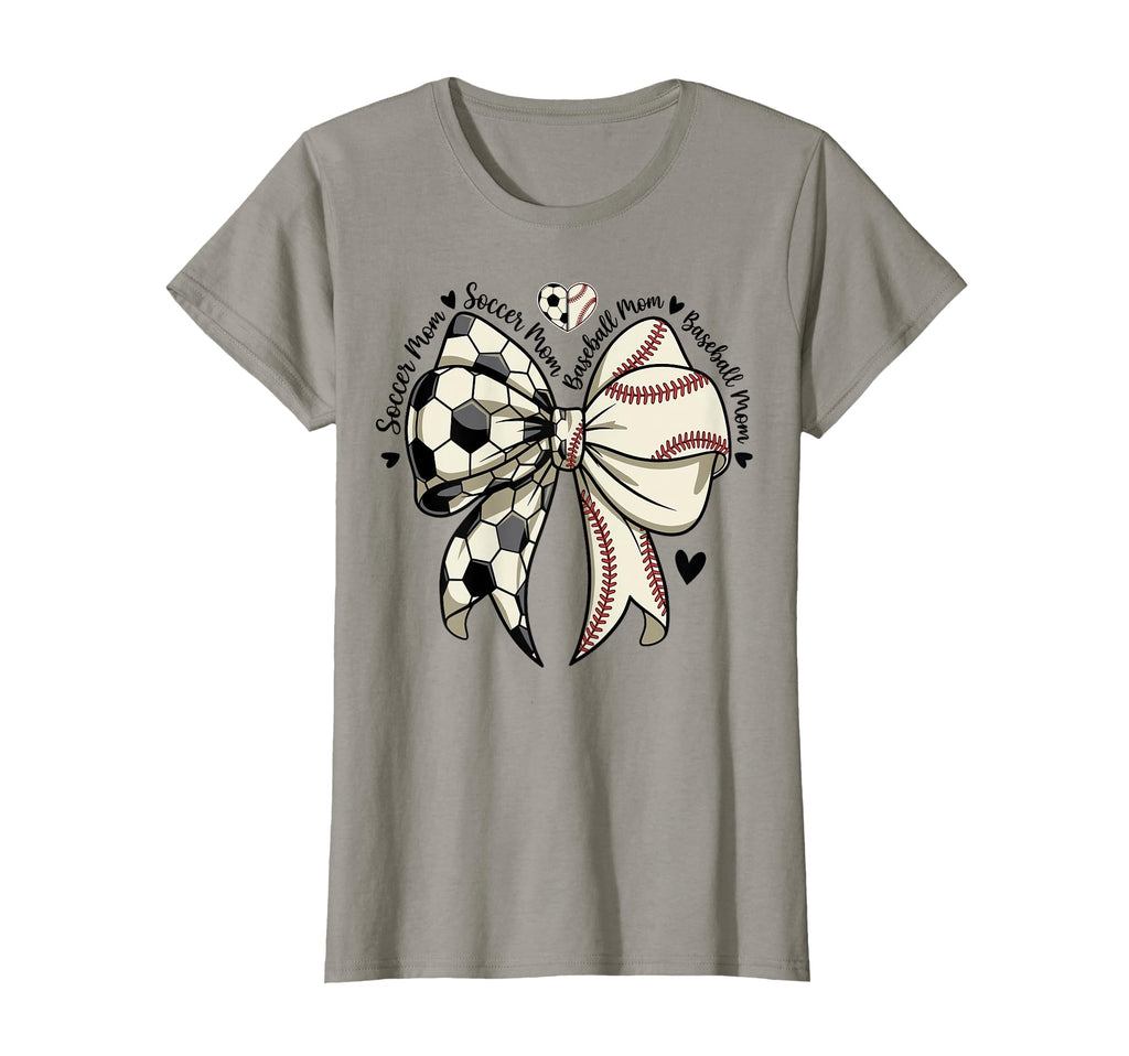 Soccer Baseball Mom Mama Coquette T-Shirt - Minimalist Print Men Women - T-Shirt, Sweatshirt, Hoodie