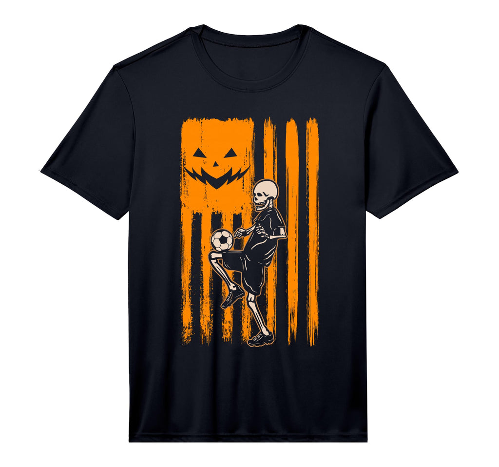 Soccer Skeleton Halloween T-Shirt - Casual Everyday Wear for Adults - T-Shirt, Sweatshirt, Hoodie