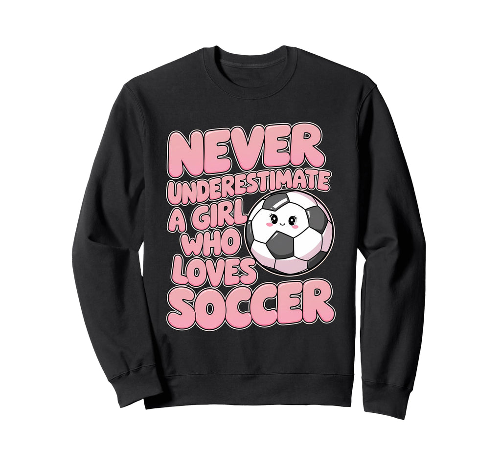 Soccer Players Soccer Soccer Sweatshirt - Aesthetic Graphic for Adults - T-Shirt, Sweatshirt, Hoodie