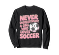 Soccer Players Soccer Soccer Sweatshirt - Aesthetic Graphic for Adults - T-Shirt, Sweatshirt, Hoodie