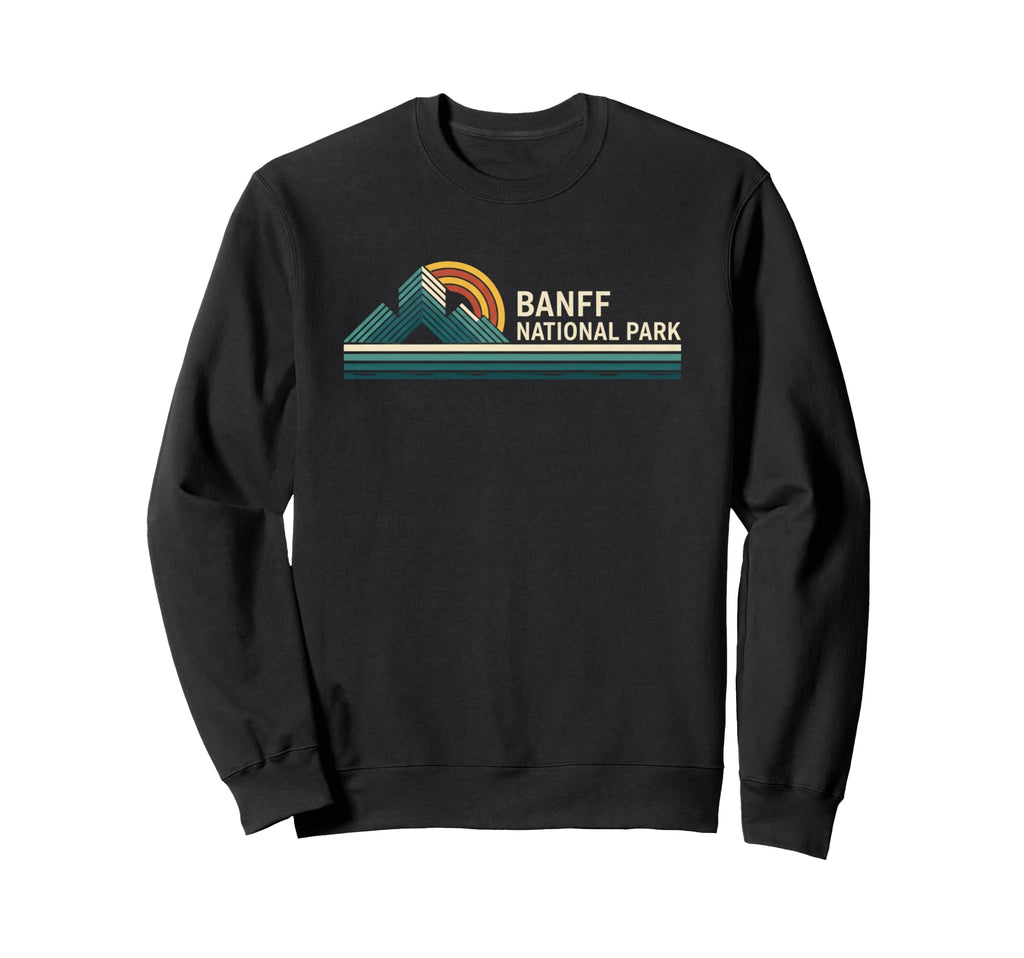 Banff National Park Mountain Nature Sweatshirt - Unique Graphic Unisex - T-Shirt, Sweatshirt, Hoodie