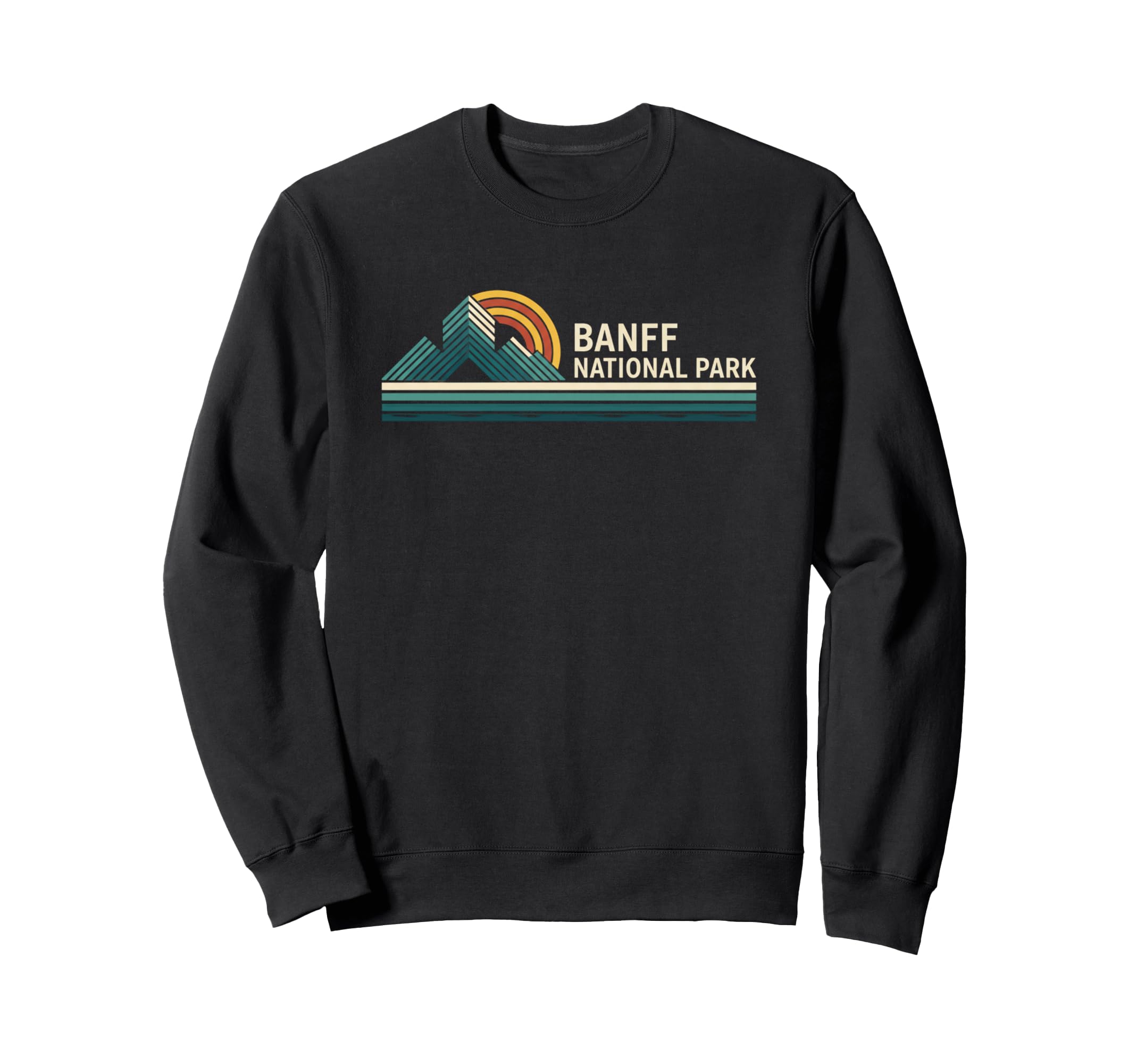 Banff National Park Mountain Nature Sweatshirt - Unique Graphic Unisex - T-Shirt, Sweatshirt, Hoodie