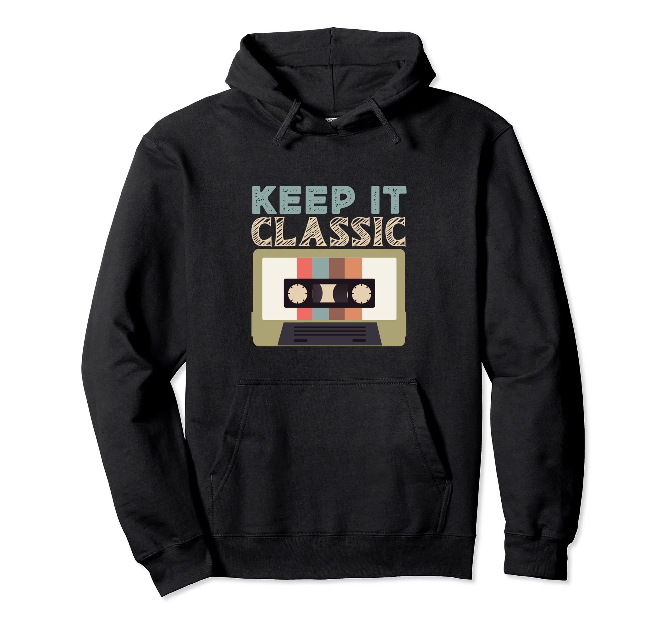 Keep It Music Mixtape 80S 90S Hoodie - Casual Everyday Wear for Adults - T-Shirt, Sweatshirt, Hoodie
