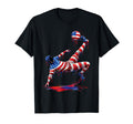 Soccer Drip American Flag 4Th July T-Shirt - Custom Art Print Unisex - T-Shirt, Sweatshirt, Hoodie