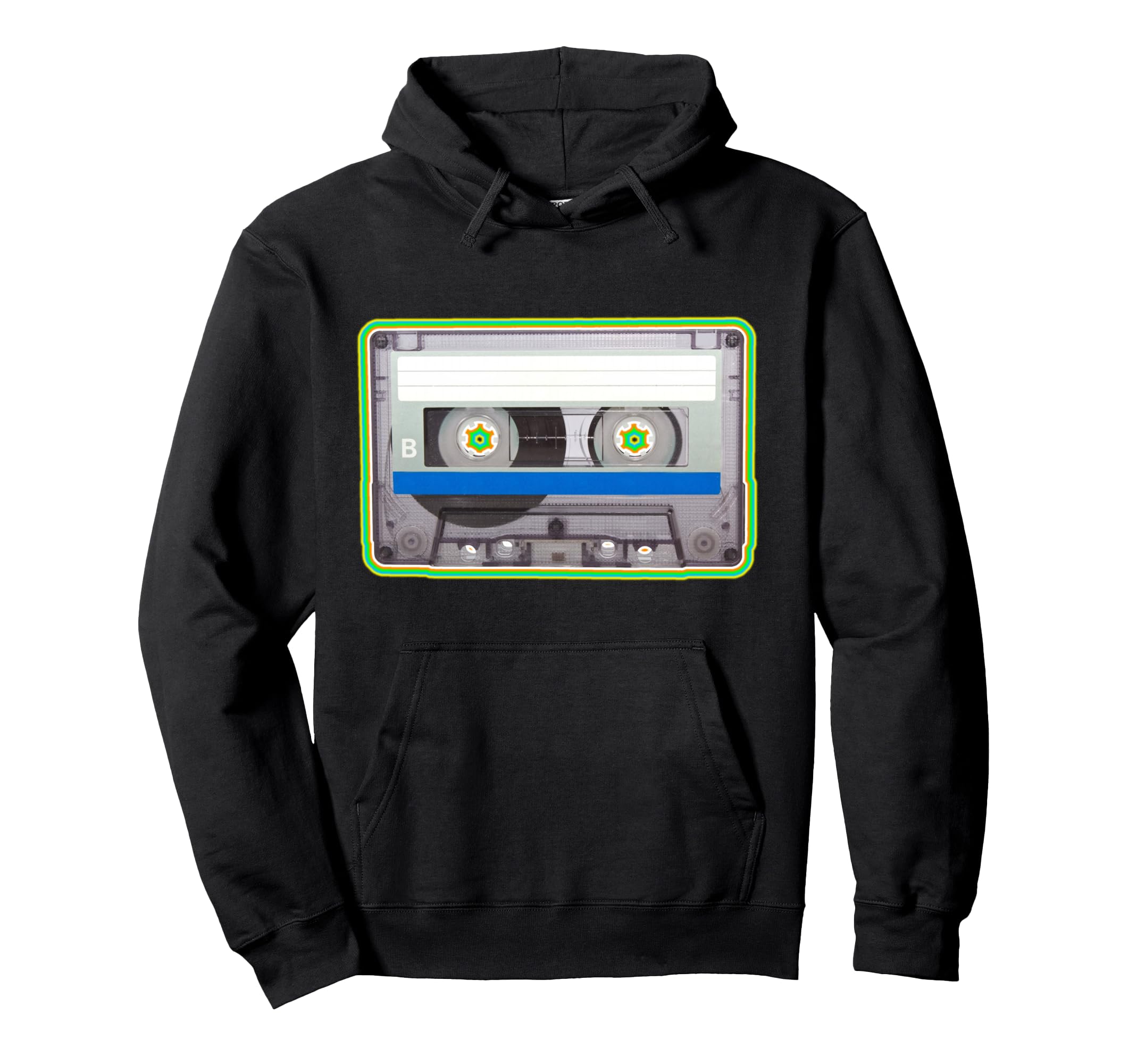 Cassette Tape Hoodie - Aesthetic Graphic Men Women - T-Shirt, Sweatshirt, Hoodie