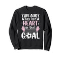 Proud Soccer Goalie Aunt Soccer Sweatshirt - Custom Art Print for Adults - T-Shirt, Sweatshirt, Hoodie