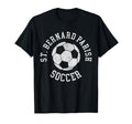 St Bernard Parish Soccer Distressed 90S T-Shirt - Graphic Print for Adults - T-Shirt, Sweatshirt, Hoodie