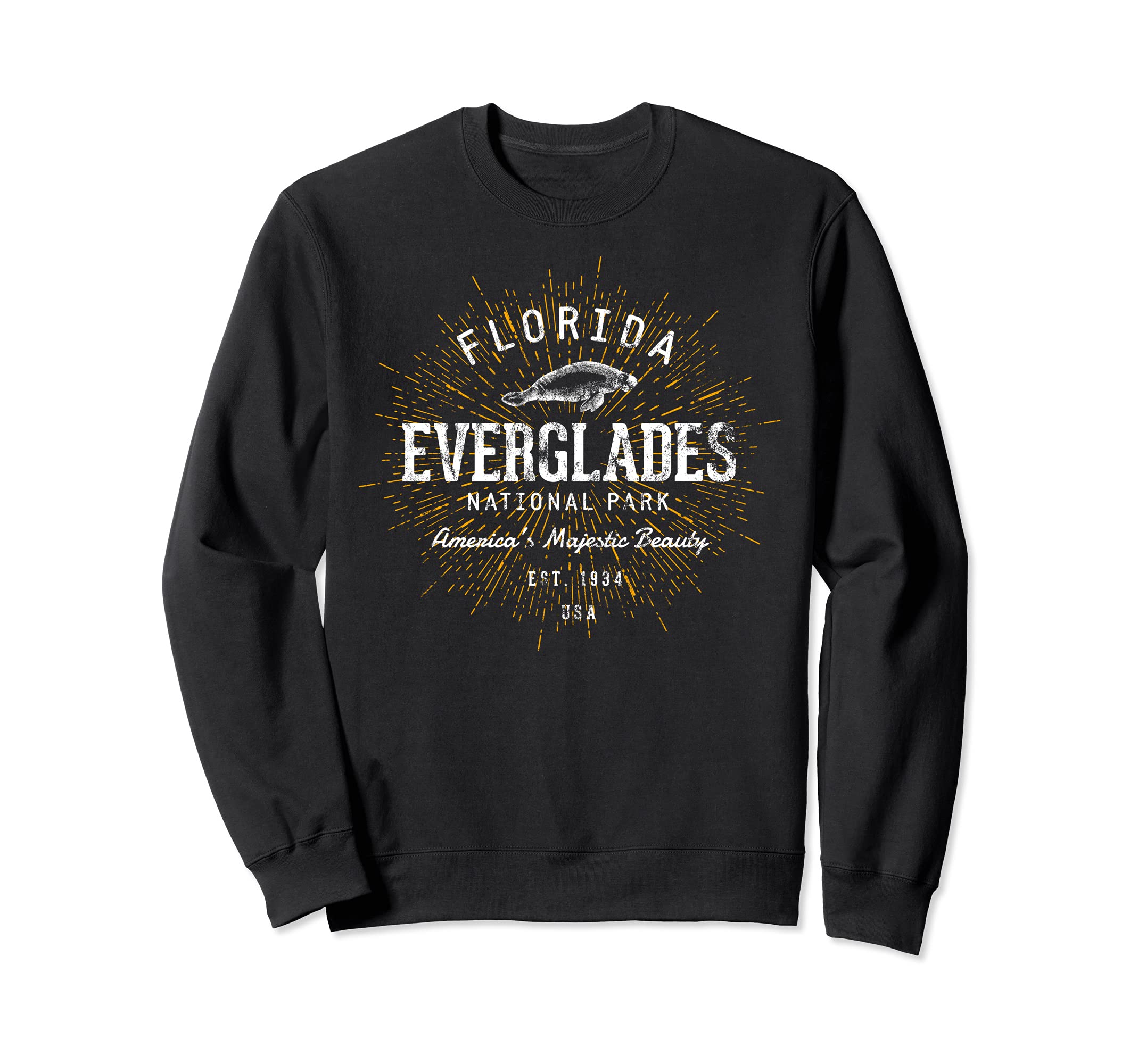 Everglades Everglades National Sweatshirt - Minimalist Print for Adults - T-Shirt, Sweatshirt, Hoodie
