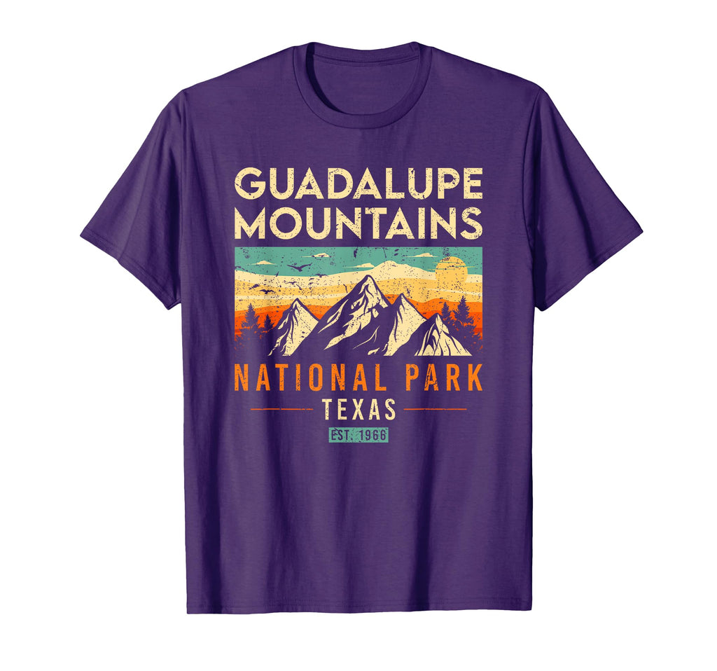 Guadalupe Mountains Est 1966 Texas T-Shirt - Custom Art Print Men Women - T-Shirt, Sweatshirt, Hoodie