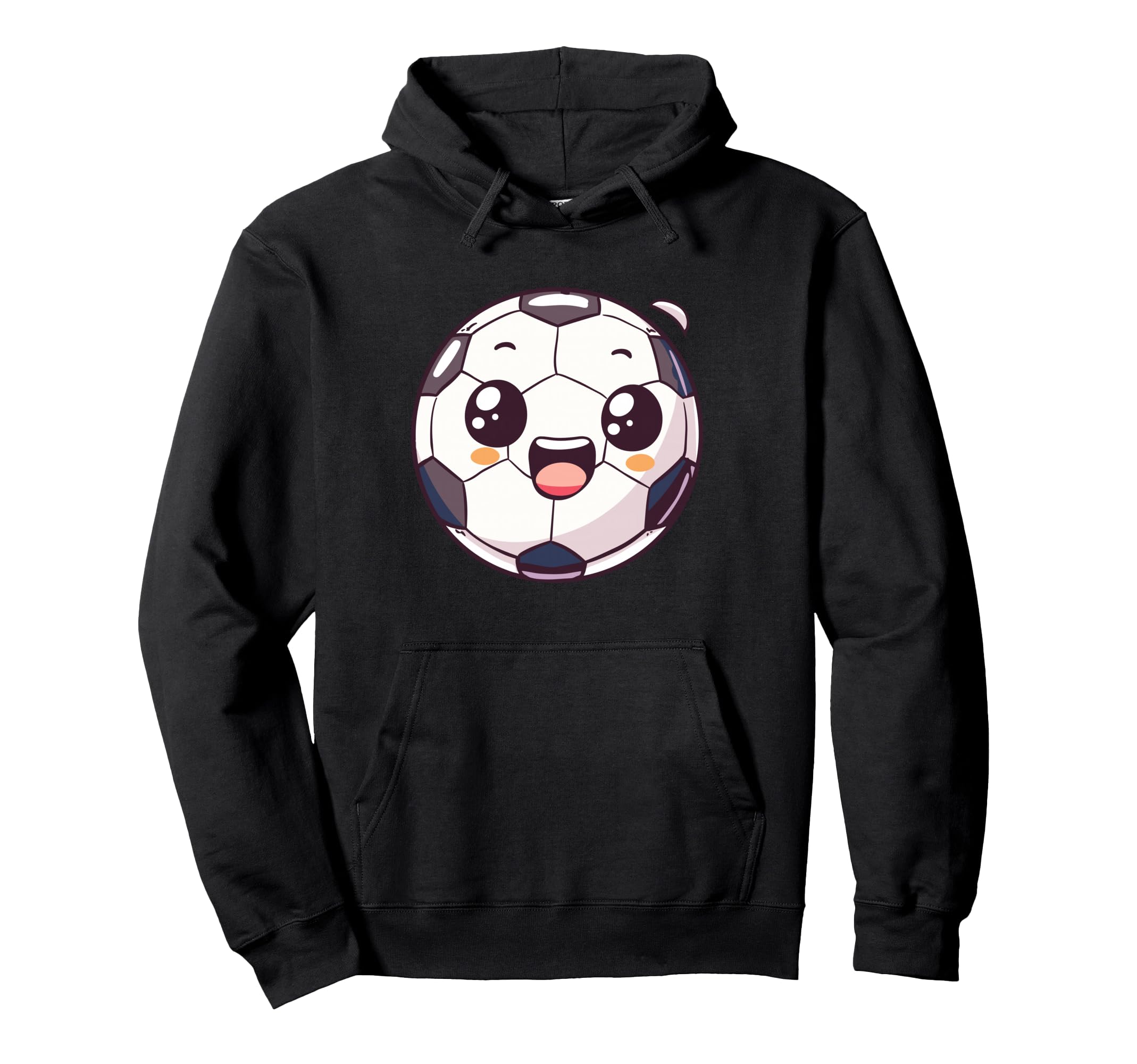 Soccer Ball Cartoon And Hoodie - Casual Everyday Wear for Adults - T-Shirt, Sweatshirt, Hoodie