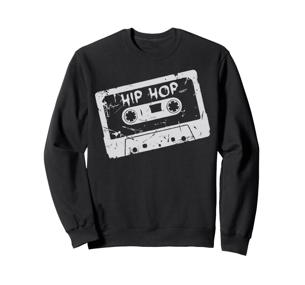 Hip Hop Cassette Tape Throwback Sweatshirt - Aesthetic Graphic Unisex - T-Shirt, Sweatshirt, Hoodie