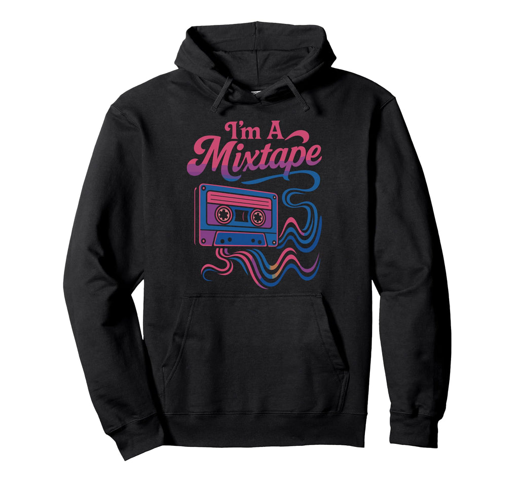 Bisexual Bi Pride Flag Colors Tape Hoodie - Novelty Apparel for Adults - T-Shirt, Sweatshirt, Hoodie