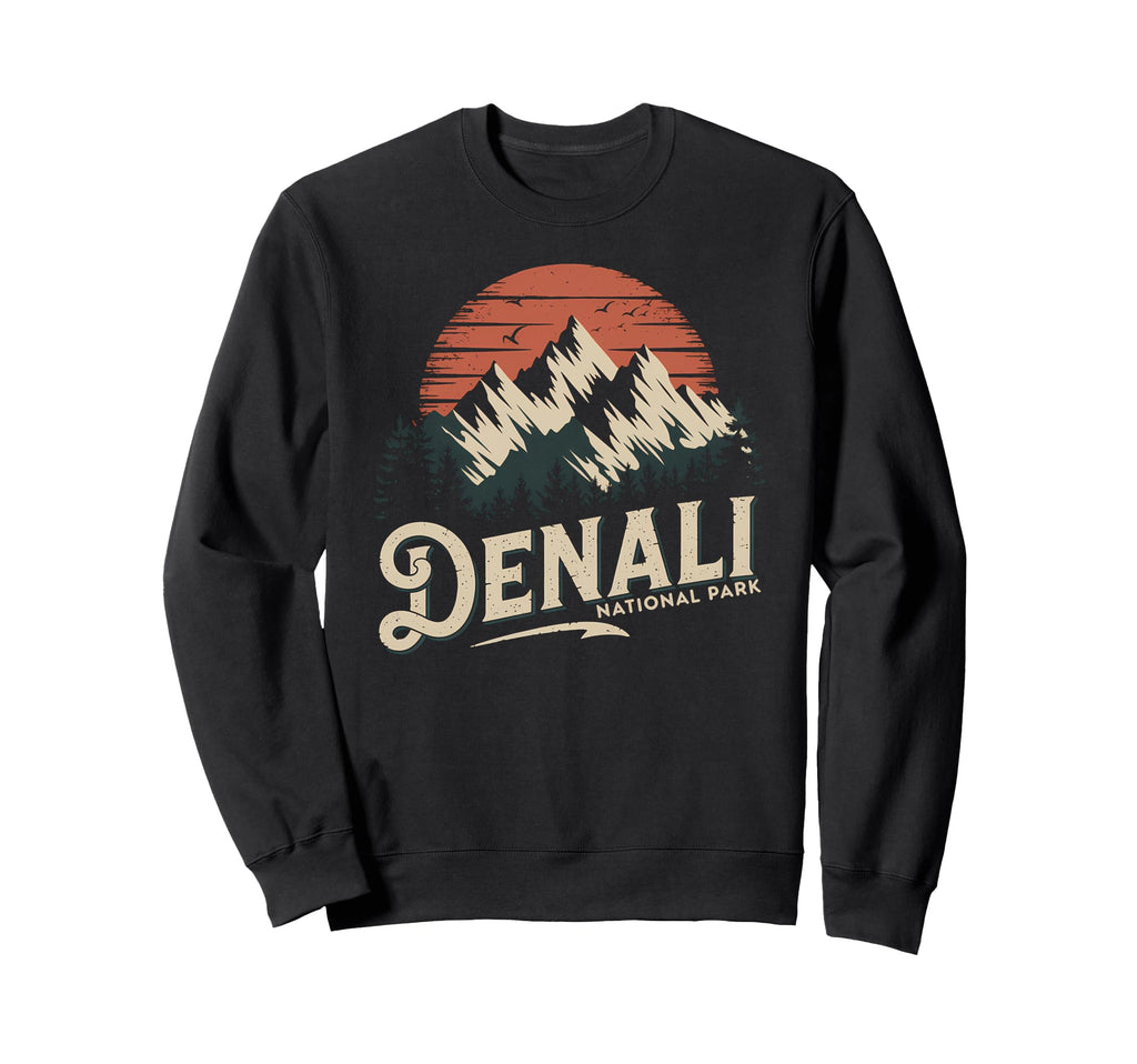 Denali Est 1917 Alaska Sweatshirt - Casual Everyday Wear Men Women - T-Shirt, Sweatshirt, Hoodie