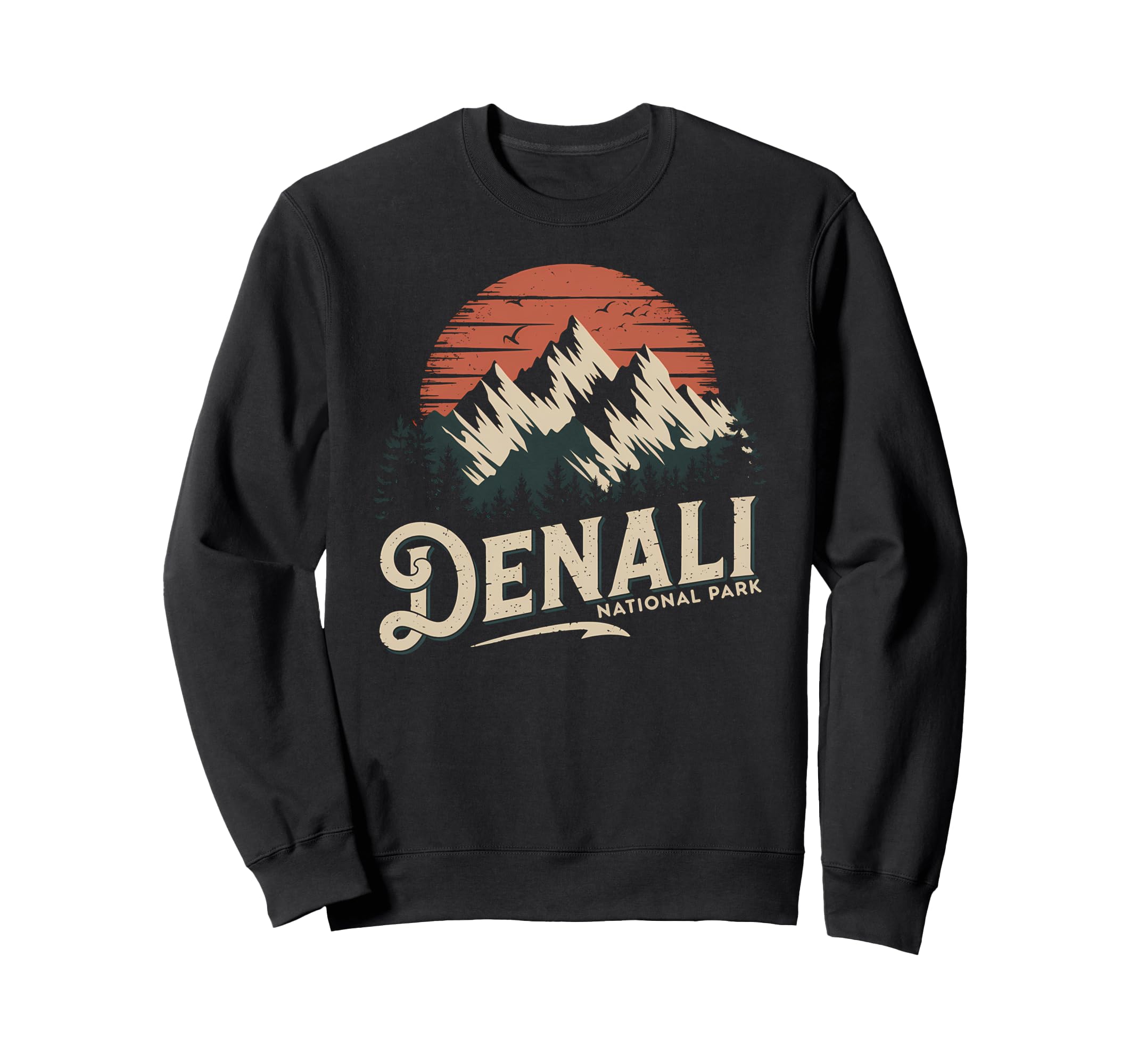 Denali Est 1917 Alaska Sweatshirt - Casual Everyday Wear Men Women - T-Shirt, Sweatshirt, Hoodie