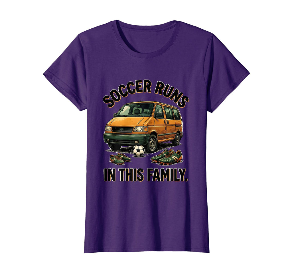 Soccer Runs This Family Soccer Mom T-Shirt - Unique Graphic for Adults - T-Shirt, Sweatshirt, Hoodie