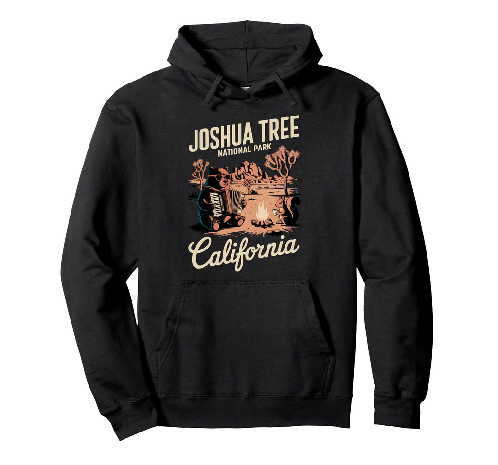 Joshua Tree National Park California Bear Hoodie - Custom Art Print Unisex - T-Shirt, Sweatshirt, Hoodie