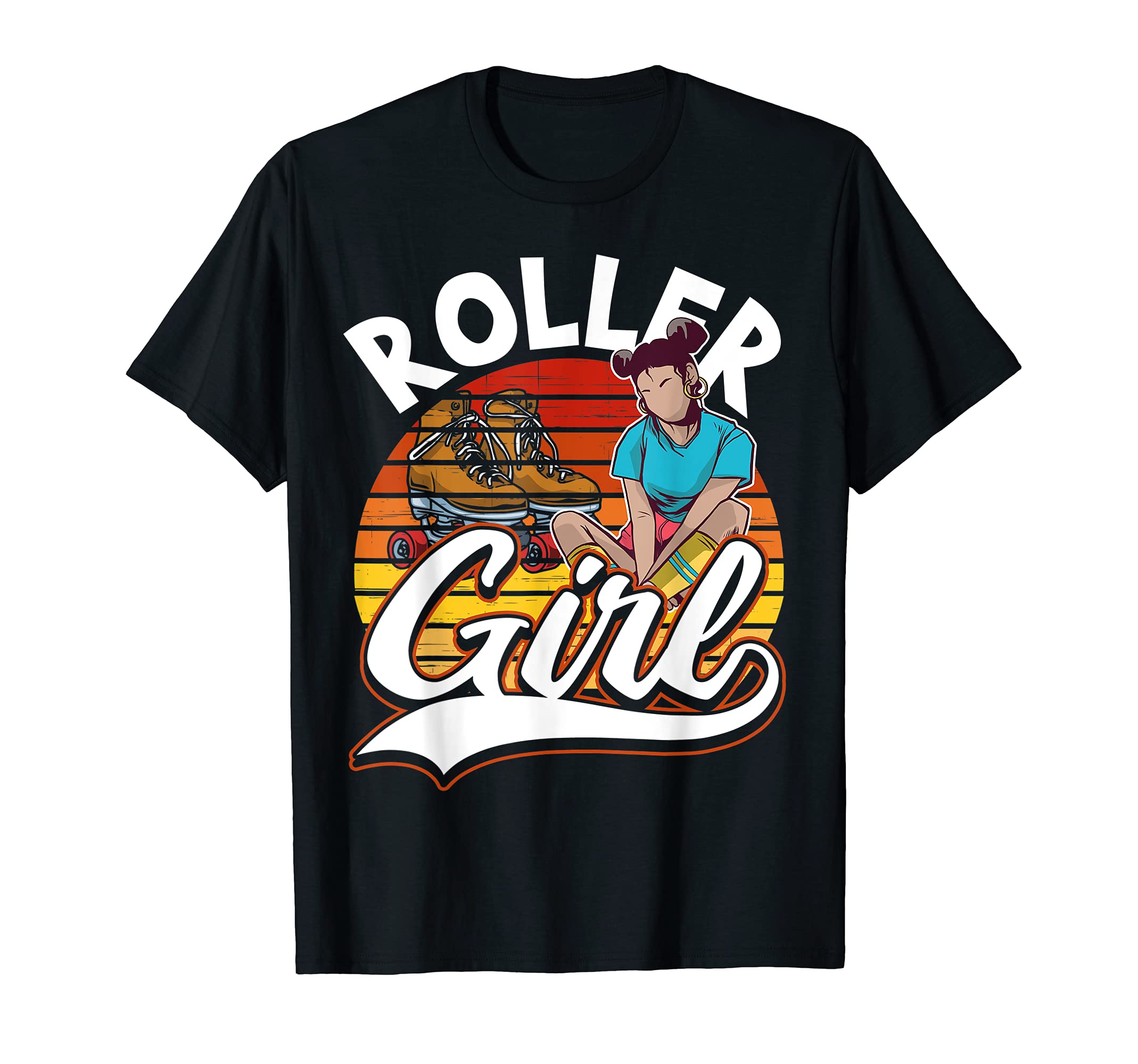 Roller Skater Skating 70S 80S T-Shirt - Novelty Apparel Men Women - T-Shirt, Sweatshirt, Hoodie