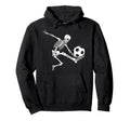 Skeleton Soccer Halloween Lovers Hoodie - Streetwear Style Men Women - T-Shirt, Sweatshirt, Hoodie