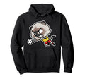 Kawaii Cat Football Soccer Player Hoodie - Custom Art Print for Adults - T-Shirt, Sweatshirt, Hoodie