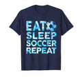Soccer Eat Sleep Soccer Repeat T-Shirt - Minimalist Print for Adults - T-Shirt, Sweatshirt, Hoodie