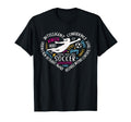 Soccer Goalkeeper Heart Love Goalie Teens T-Shirt - Graphic Print Unisex - T-Shirt, Sweatshirt, Hoodie