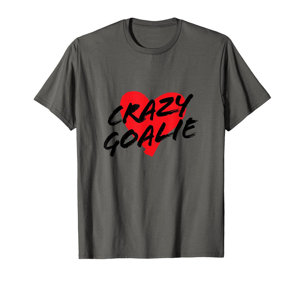 Crazy Soccer Or Hockey Goalie Red T-Shirt - Streetwear Style for Adults - T-Shirt, Sweatshirt, Hoodie