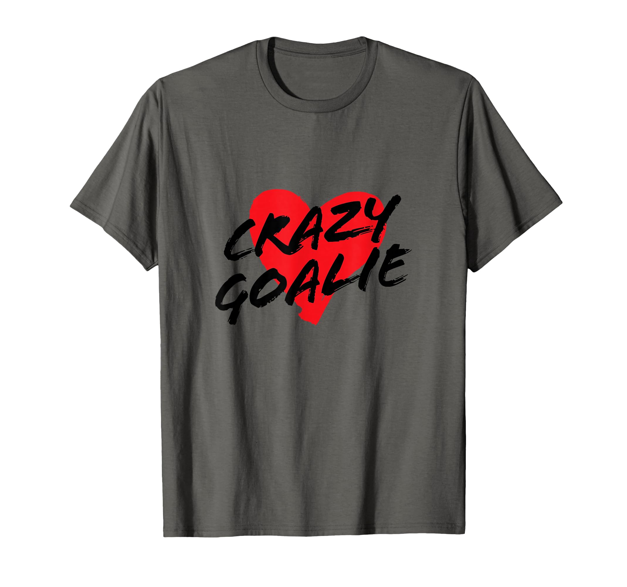 Crazy Soccer Or Hockey Goalie Red T-Shirt - Streetwear Style for Adults - T-Shirt, Sweatshirt, Hoodie