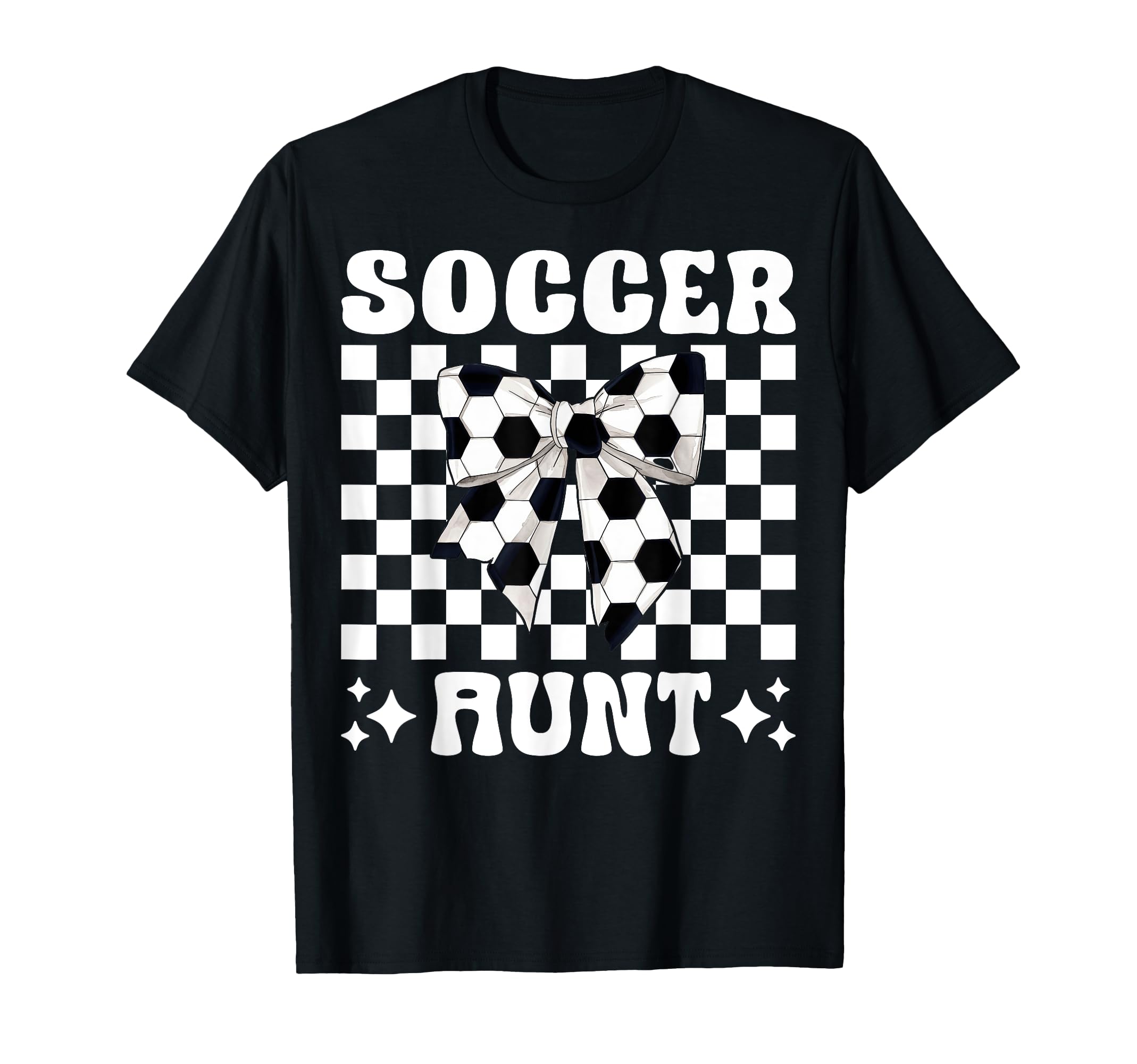 Soccer Aunt Soccer Auntie Coquette Bow T-Shirt - Streetwear Style Men Women - T-Shirt, Sweatshirt, Hoodie