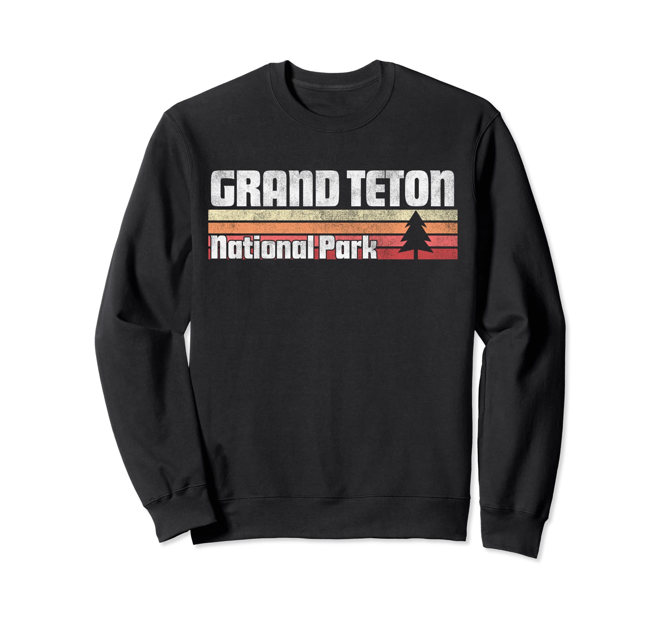 Grand Teton National Park 70S 80S 90S Sweatshirt - Minimalist Print Unisex - T-Shirt, Sweatshirt, Hoodie