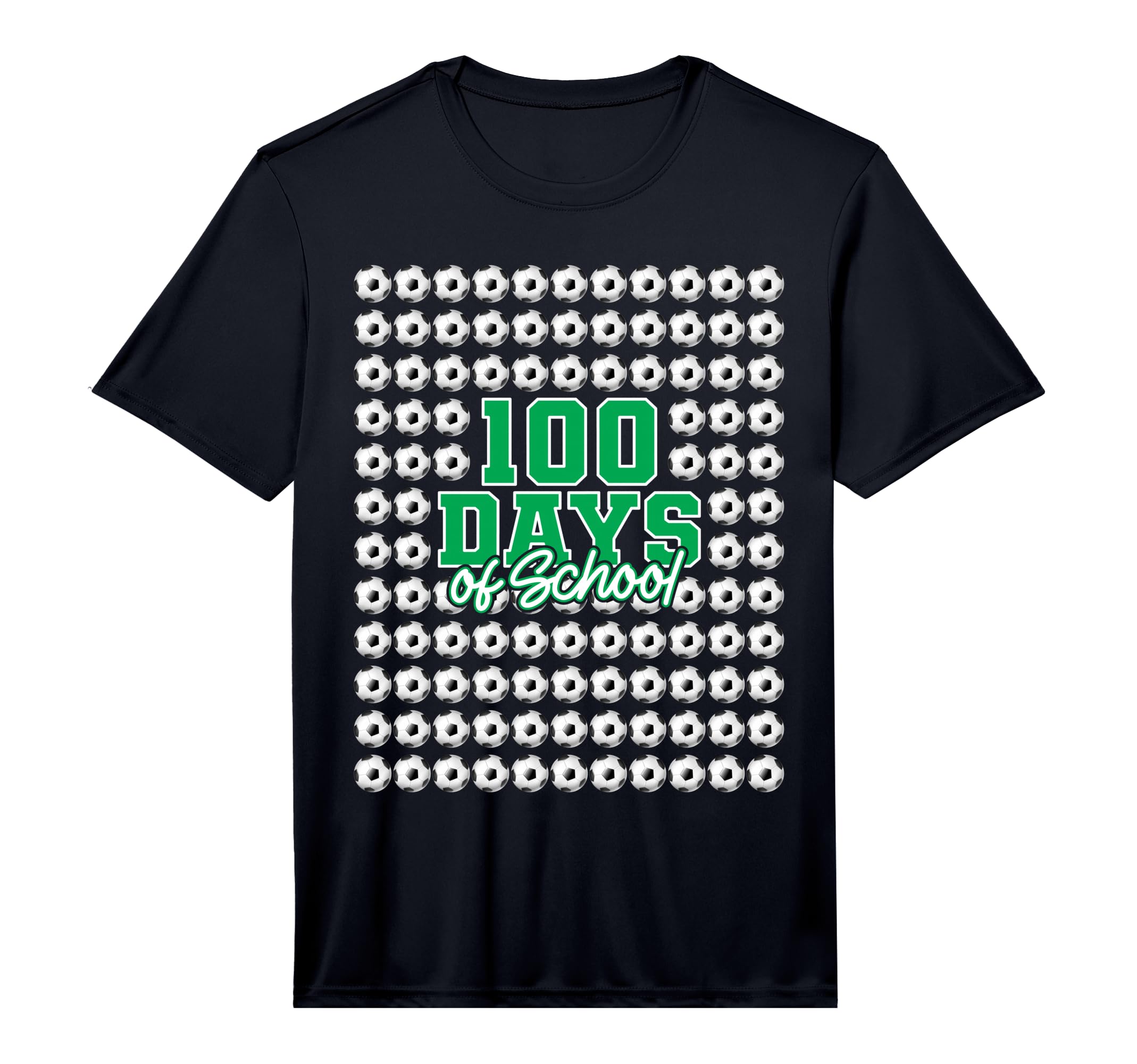 Soccer 100 Days School Soccer Ball 100Th T-Shirt - Minimalist Print Unisex - T-Shirt, Sweatshirt, Hoodie