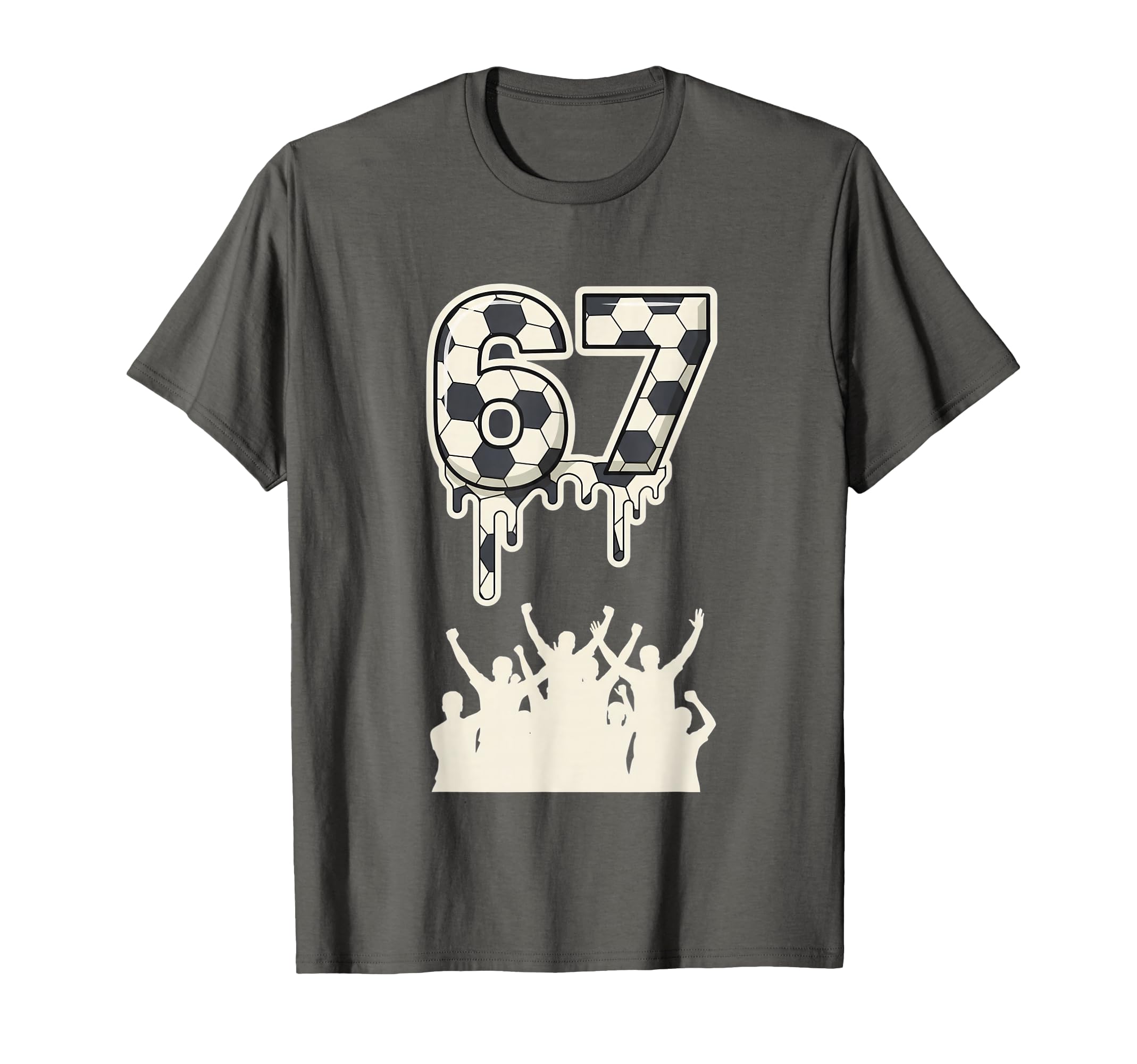 67 Soccer Drip Fans Football Number T-Shirt - Unique Graphic Men Women - T-Shirt, Sweatshirt, Hoodie