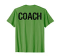 Coach Back Coaches Soccer Baseball T-Shirt - Trendy Graphic for Adults - T-Shirt, Sweatshirt, Hoodie