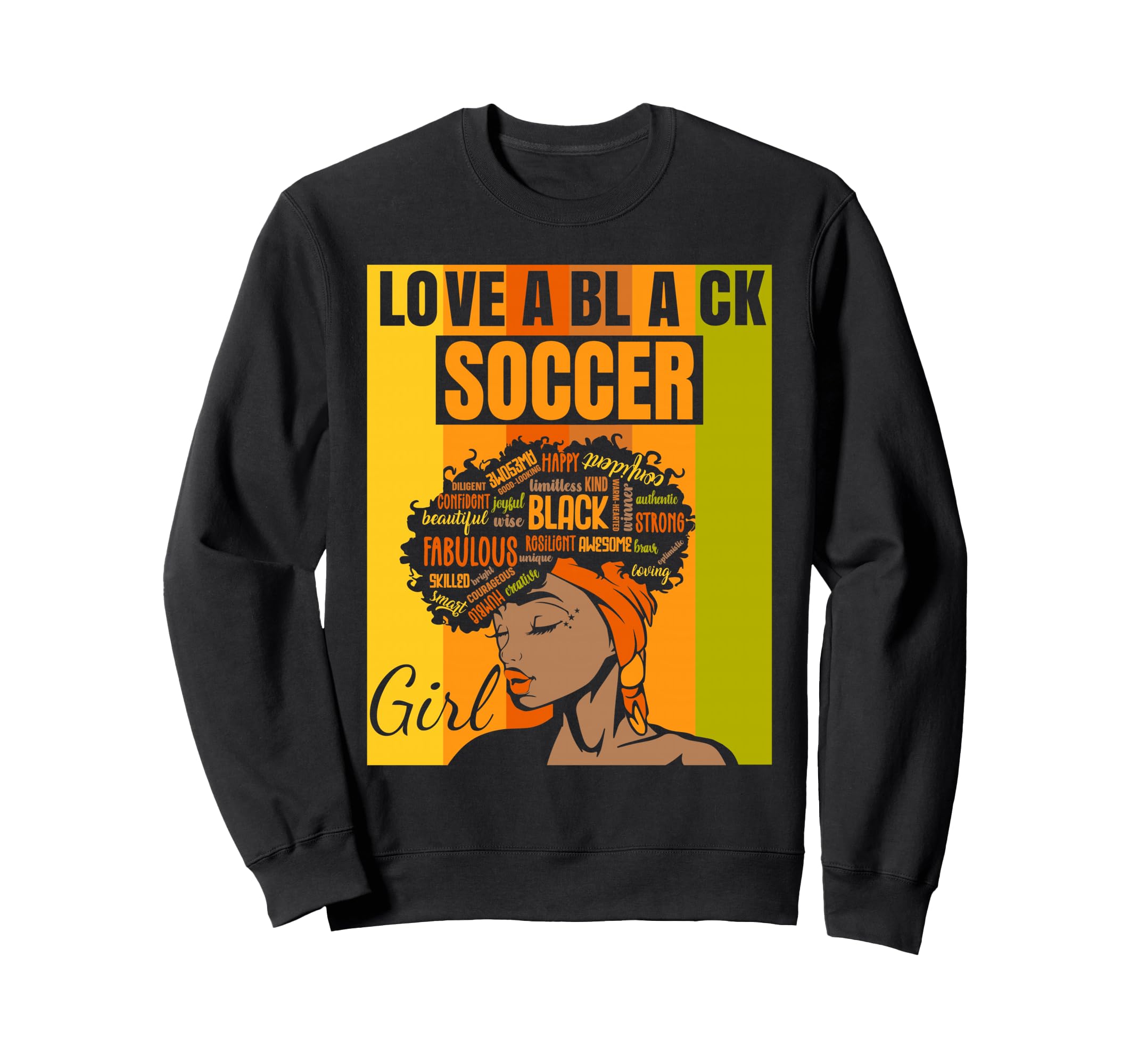 Black Independence Day Love Black Sweatshirt - Minimalist Print for Adults - T-Shirt, Sweatshirt, Hoodie