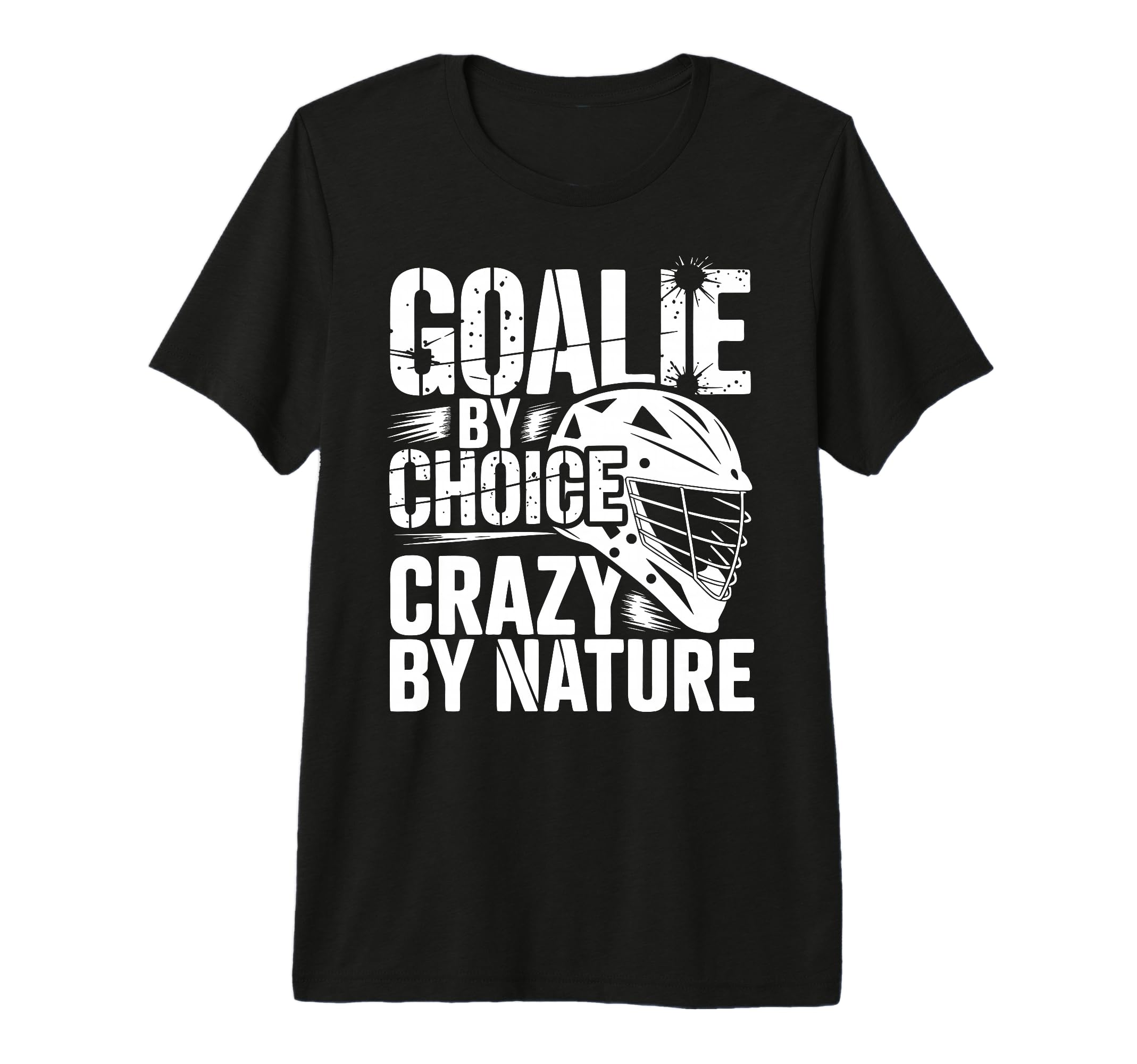 Lacrosse Goalie Lax Goalkeeper Tri Blend T-Shirt - Novelty Apparel Unisex - T-Shirt, Sweatshirt, Hoodie